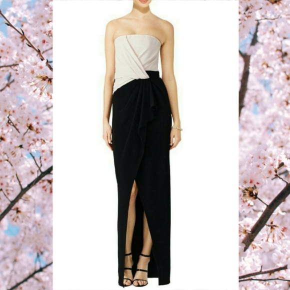 J. Mendel Dresses & Skirts - $4,400 J. MENDEL STUNNING BLUSH PINK BLACK SILK EVENING GOWN DRESS US 4